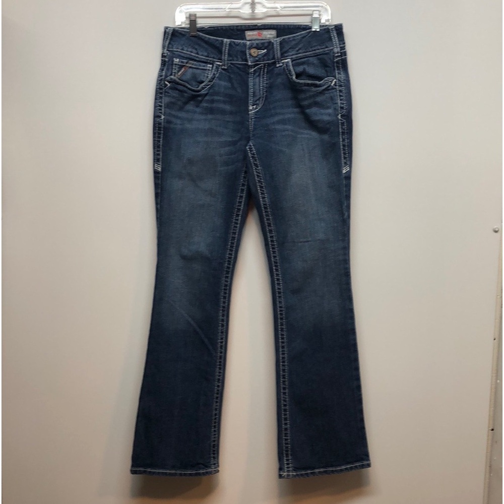 Ariat Women's FR Mid Rise DuraStretch Basic Boot Cut Jean Women's 29R western - Picture 14 of 15